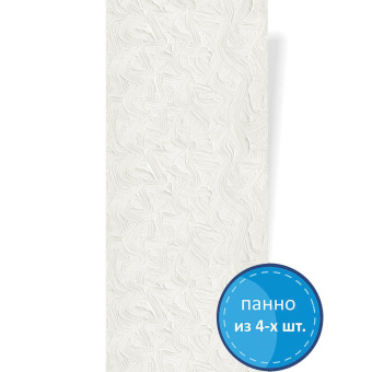 Панель ПВХ "ПанДА" UNO (8 мм) SL-0261 "Медея" 250*2700 мм (фон из 4 шт)