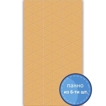 Панель ПВХ "ПанДА" (8 мм) 08220 "Сириус" 250*2700 мм (фон из 2 шт.)