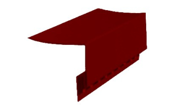Околооконная планка S-17 (АП) Гранатовый 3050 мм (откос 140 мм)