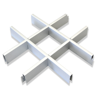 Элемент "М" грильято "CESAL" 150*150*600*40 мм Белый матовый  D1 Profi3306