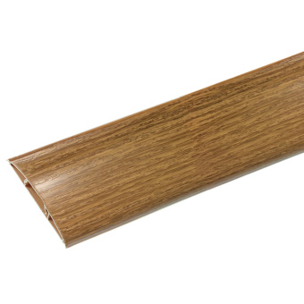 Наличник ПВХ (IDEAL) 217 Дуб темный 70*12*2200 мм (с кабель-каналом) Нк70